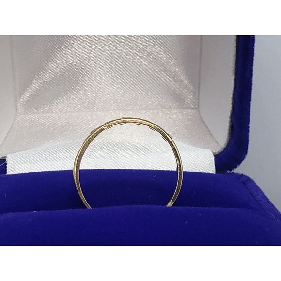 14K REAL GOLD Ladies Band Ring 6.5 - Picture 7 of 10